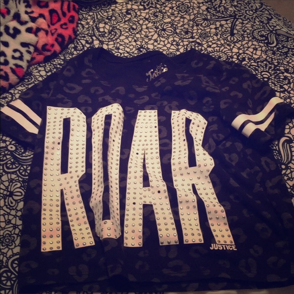 Justice cropped tee